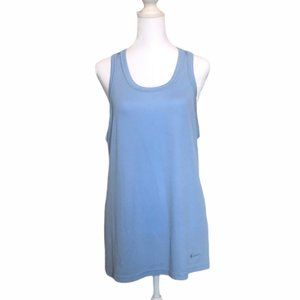Nike Dry Fit Workout Tank Top Light Blue XL